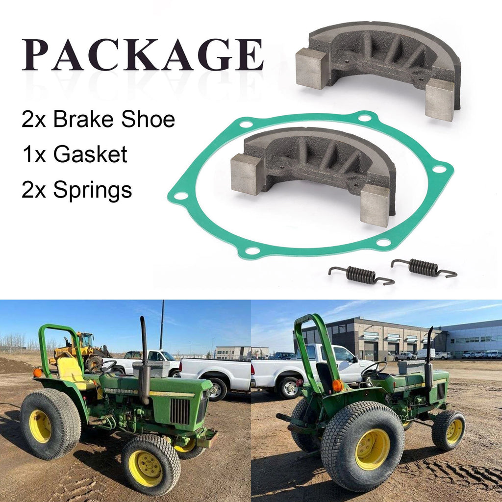 2X Brake Shoe Set for John Deere 750 770 790 (Replaces M805735 CH15072)