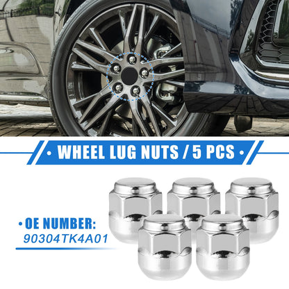 Wheel Lug Nuts Set (5) Replacement for Honda Odyssey Pilot M14x1.5 (2005–2018)
