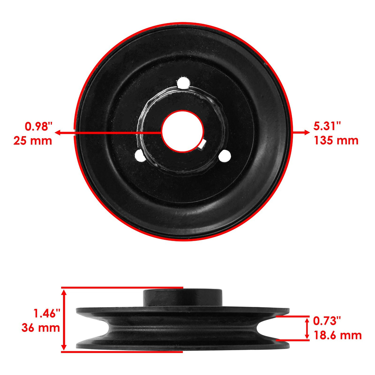 Spindle Pulley Replacement for Husqvarna 4218 4818 4821 42 48 52 (2006–2025)