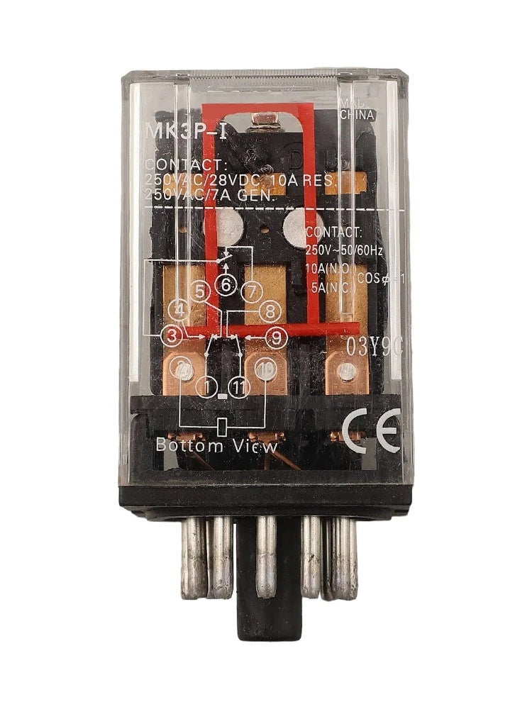 10A 250VAC Relay 11 Pin for Automatic Control (High Temperature Resistance)