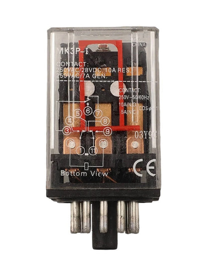 10A 250VAC Relay 11 Pin for Automatic Control (High Temperature Resistance)
