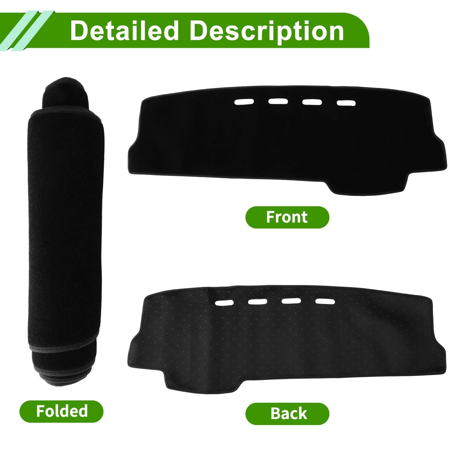 Dashboard Cover for Suzuki Alto (2019–2022) Black Polyester 1 Pc
