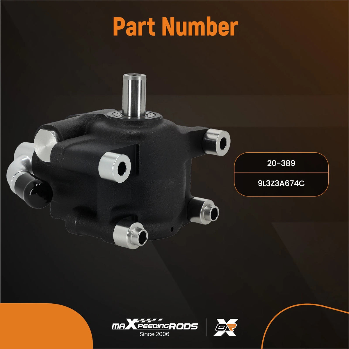 Power Steering Pump for Ford Lobo Lincoln Navigator V8 5.4L 4.6L (2009–2010)