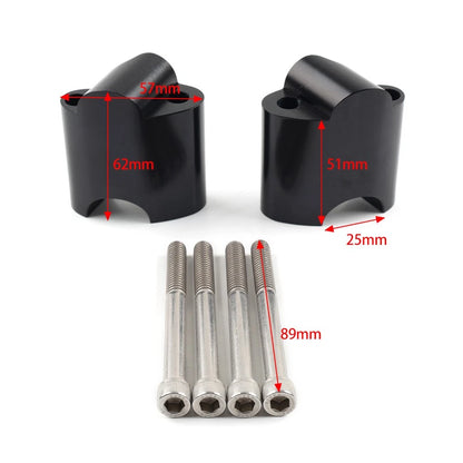 2'' Handlebar Risers Mount Extension Kit for Harley Sportster 48 (2010–2023)