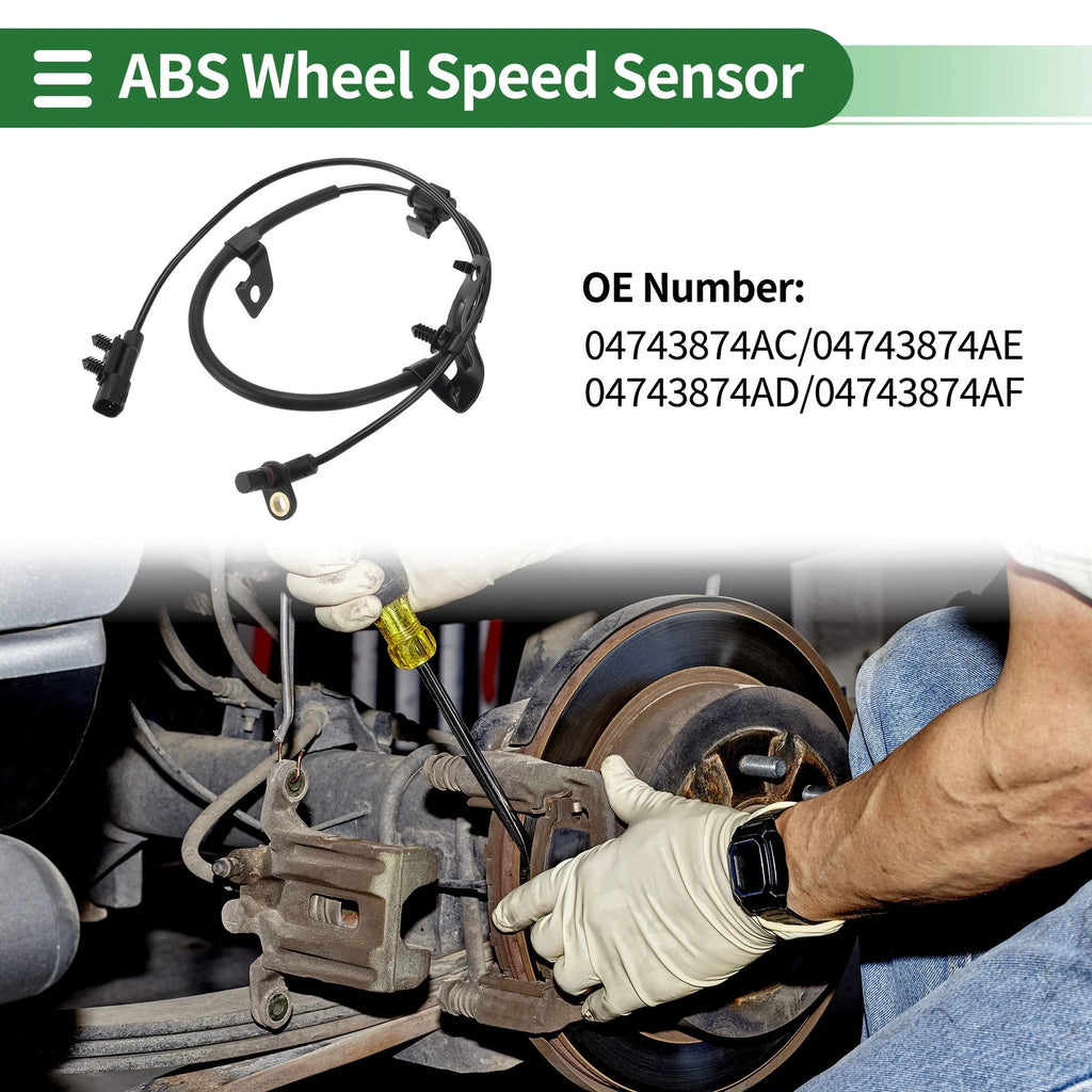 ABS Wheel Speed Sensor Front Right Replacement for Dodge Journey (2009–2020)