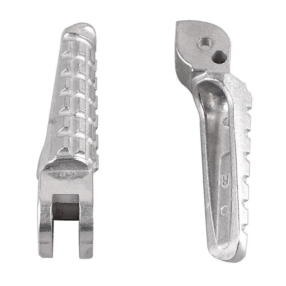 Front Footpegs Footrests Kit for Ducati Monster 696 796 (2009–2013) Silver