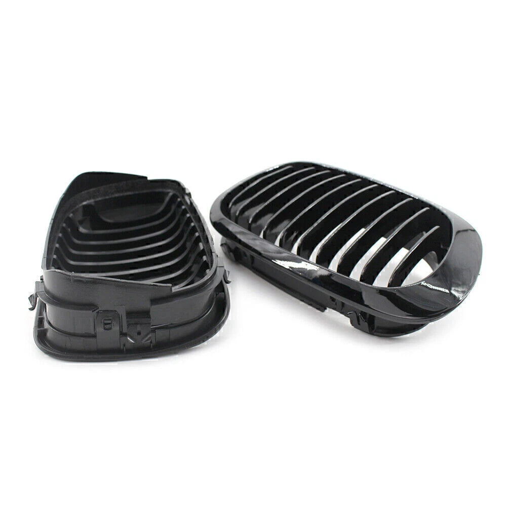 2X Front Kidney Bumper Grille for BMW 3-Series E46 Cabrio (2000–2003)