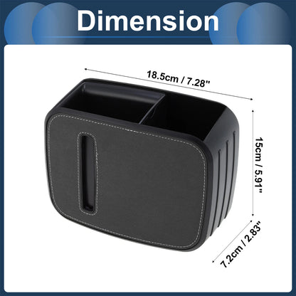 Set of 1 Car Trash Can for Front Seat Back Row (Gray)