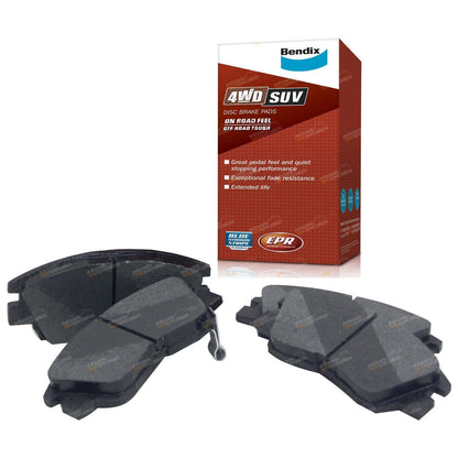 Set of 4 Bendix Front Disc Brake Pads for L300 Express Starwagon (1986–1994)