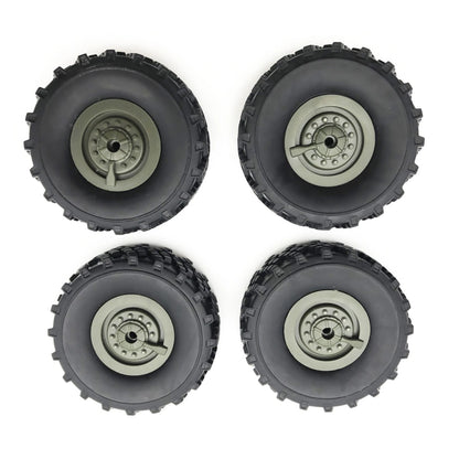 2 Pair Rubber Wheel Tire Replacement for WPL B-36 (2016–2023)
