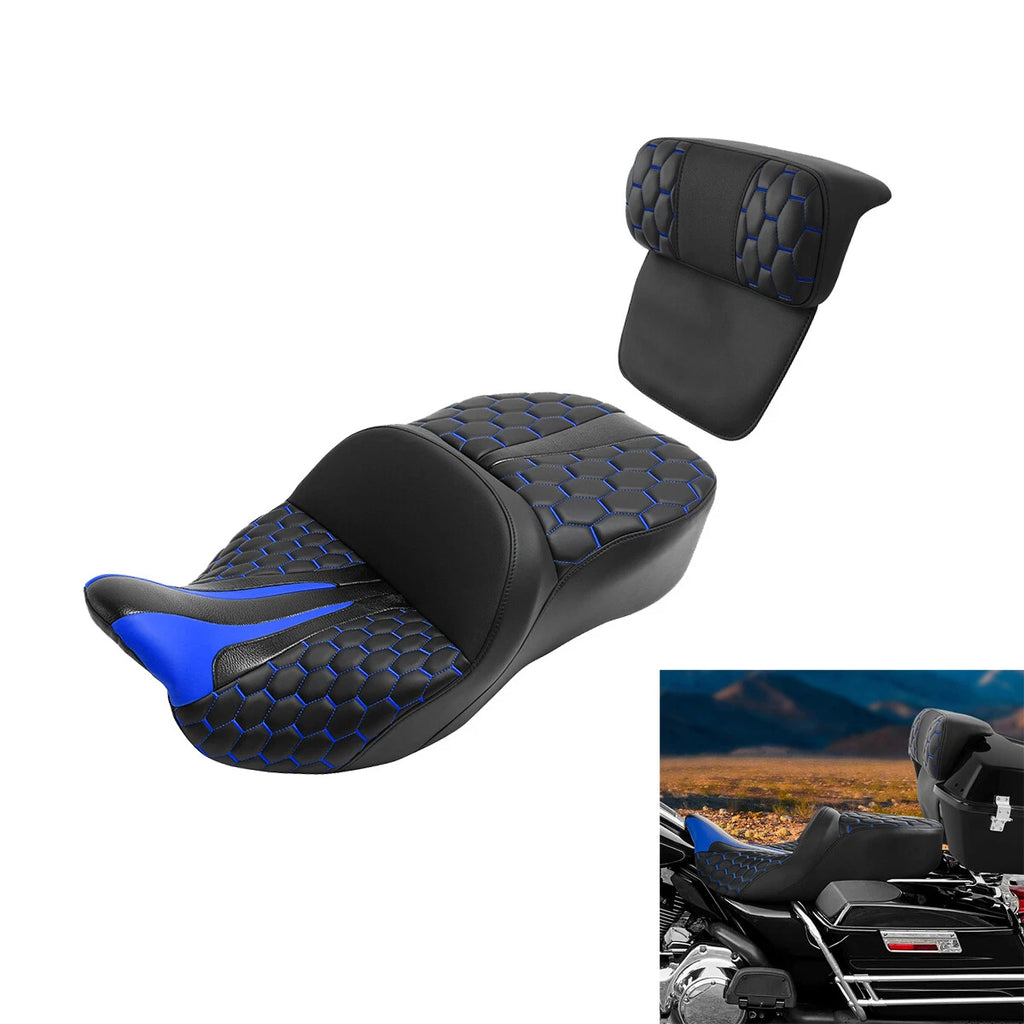 Driver & Passenger Seat Backrest for Harley Touring Road King (2009–2013)