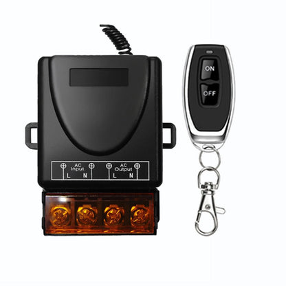 433 MHz Wireless RF Remote Control Switch Transmitter Receiver AC 90-220V