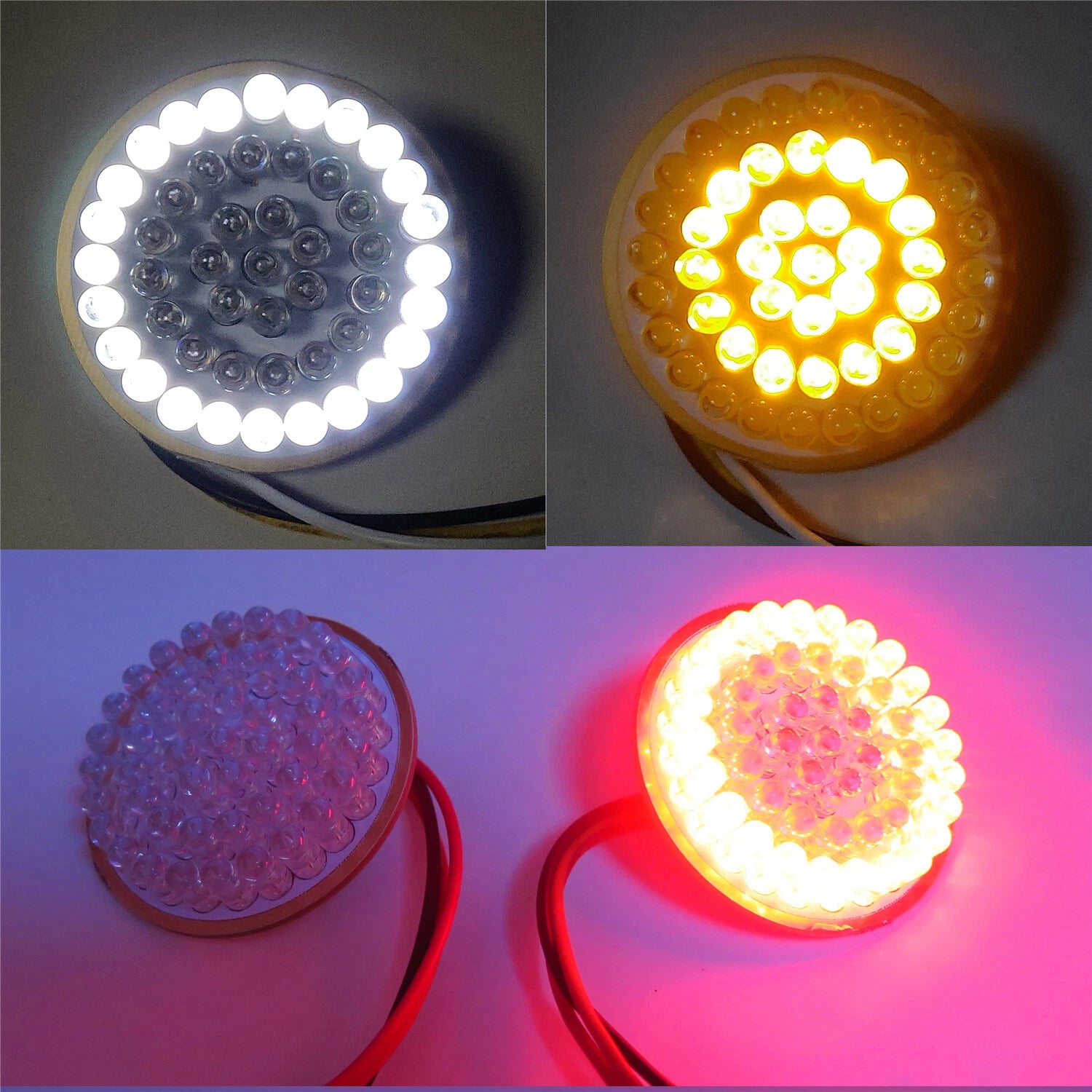 4X 1157 LED Turn Signal Insert Lights for Harley
