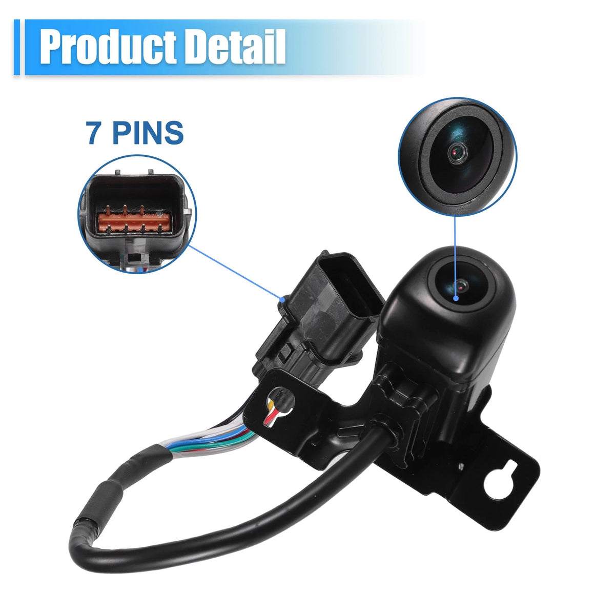 Rear View Reversing Backup Camera for Hyundai Santa Fe (2017–2018)