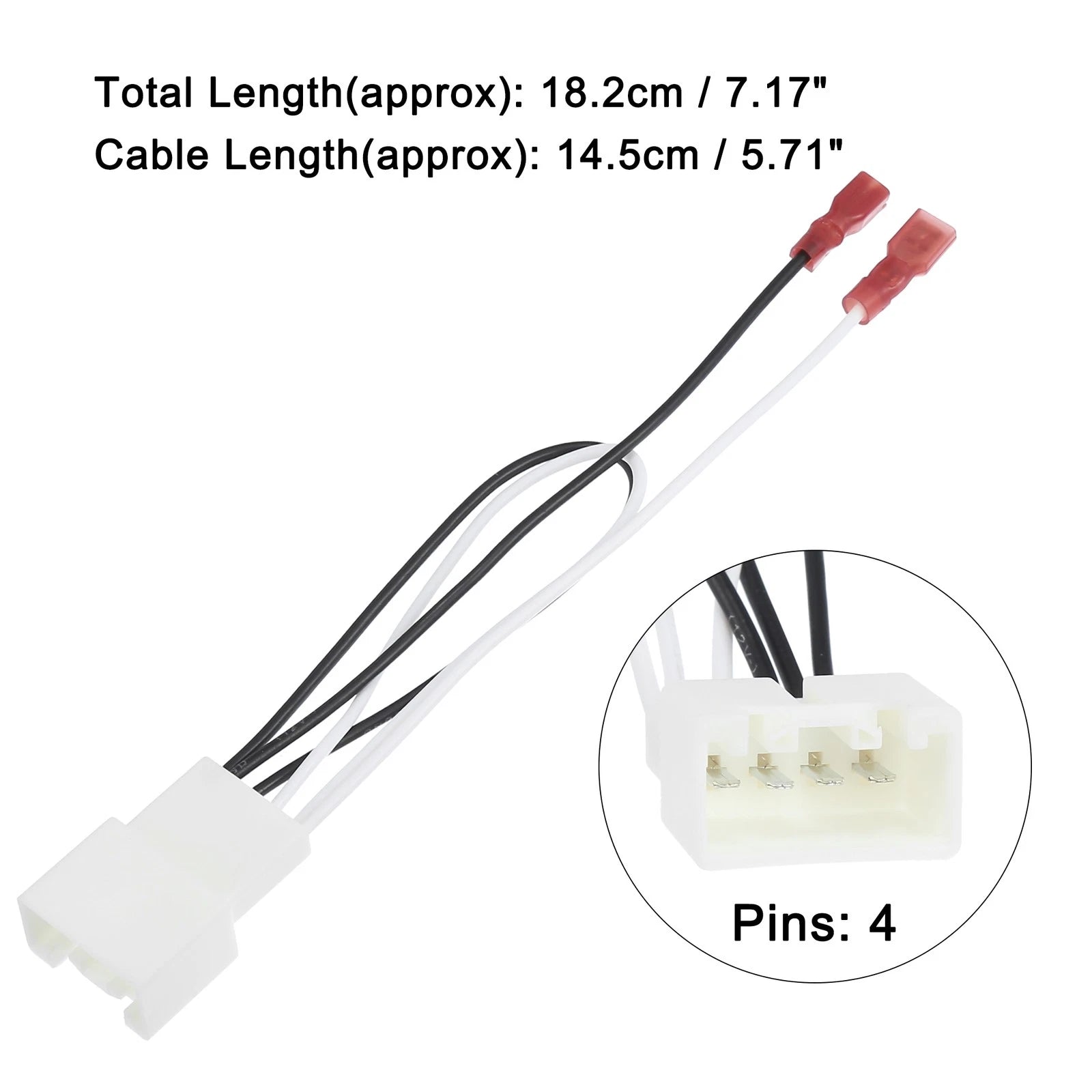 2pcs Speaker Connector Harness Adapter for Ford Bronco Sport Front Door (2021–2024)