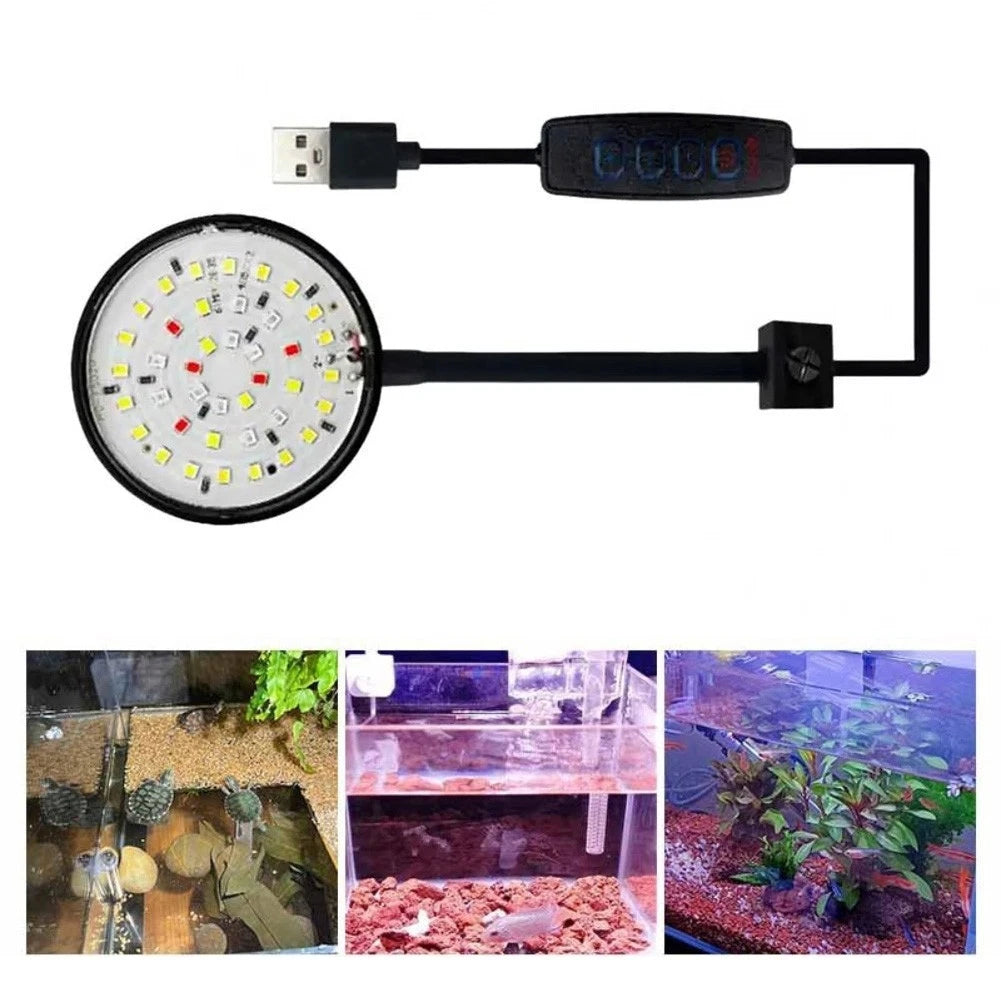 USB Powered Clip On Aquarium Light 5W 7W with 360 Degree Mount