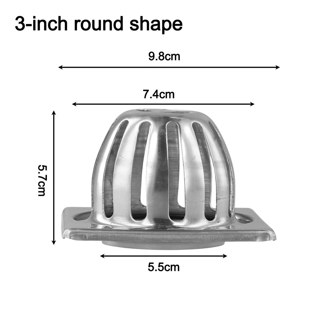 Stainless Steel Downpipe Leaf Guard for Easy Setup and Cleaning