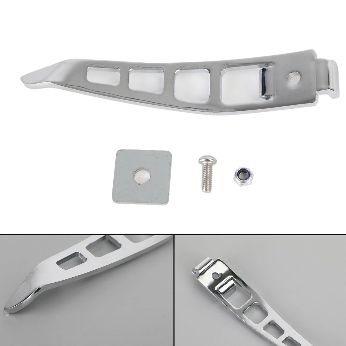 Chrome Kickstand Extension for Harley Dyna Low Rider (1993–2017)