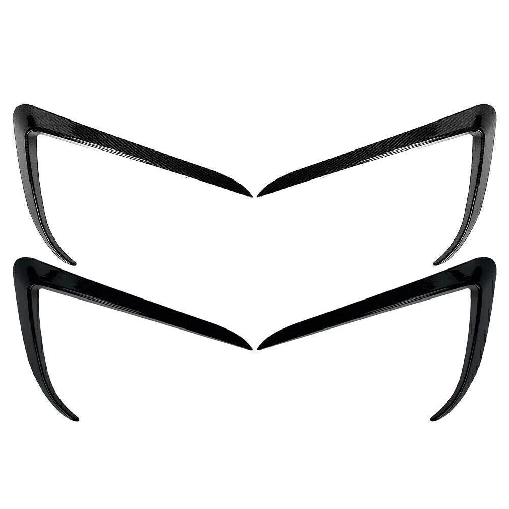 Front Fog Light Eyebrow Cover Trim for Tesla Model X (2015–2020)