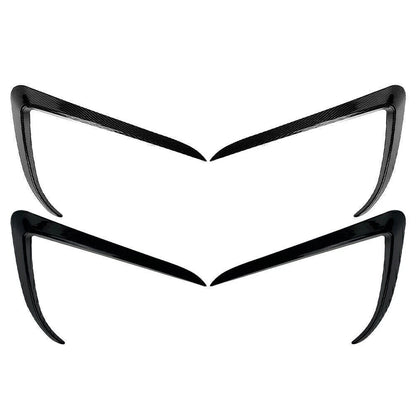 Front Fog Light Eyebrow Cover Trim for Tesla Model X (2015–2020)