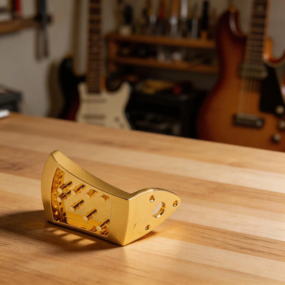 8 String Mandolin Tailpiece Zinc Alloy Metal with Tail Pin and Screws