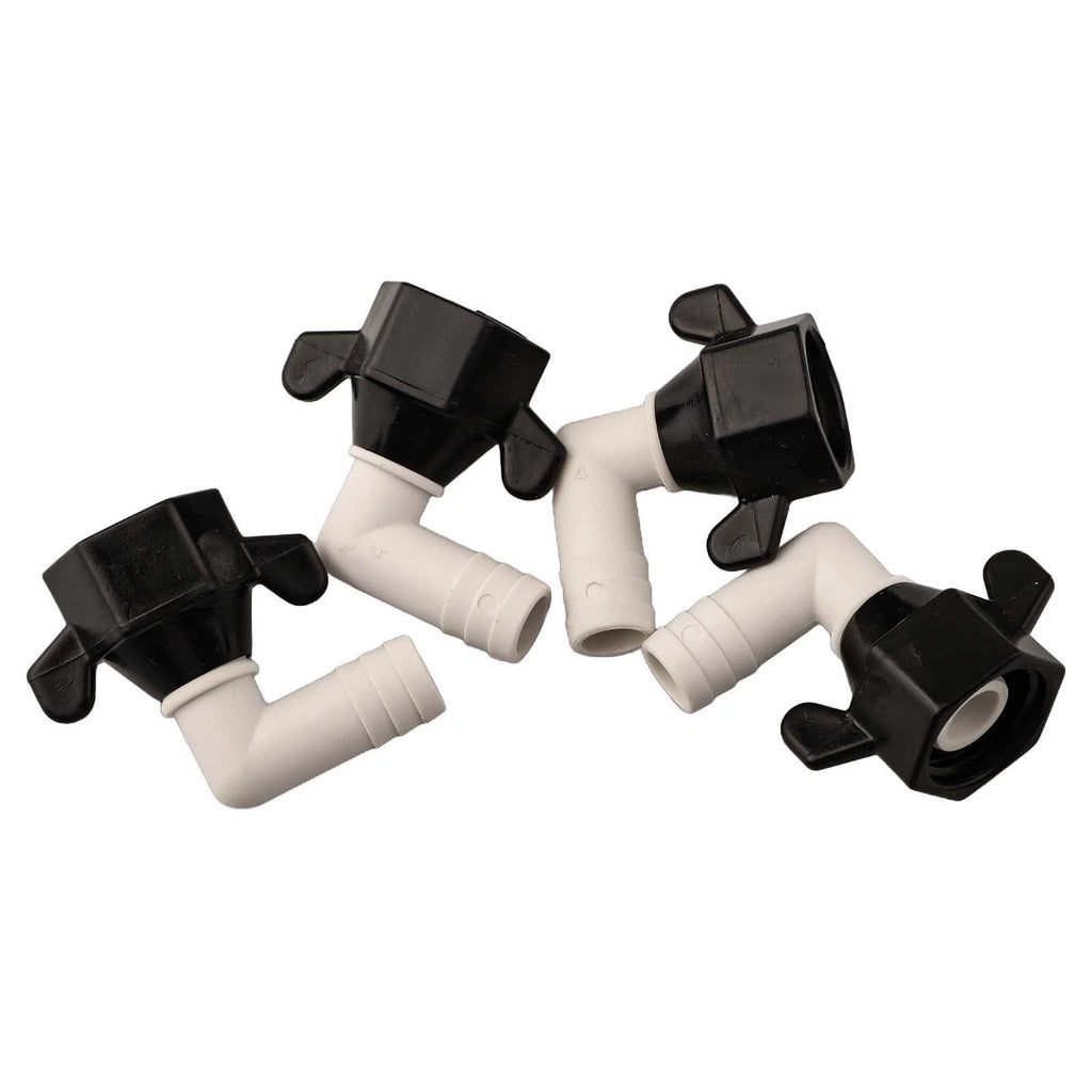 Rotatable Barb Elbow & Straight Swivel Adapters for Easy Installation
