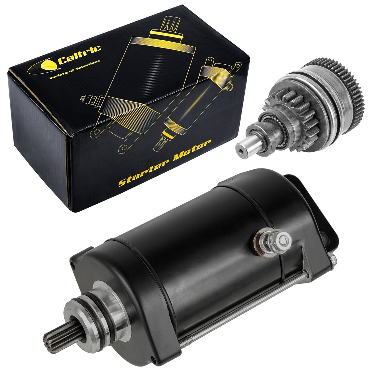 Starter Motor and Bendix Drive Gear Replacement for Tigershark 640 (1993–1999)