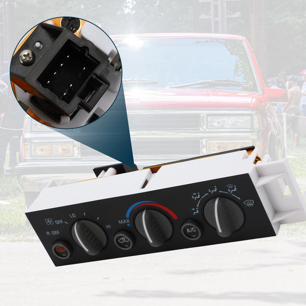 HVAC A C Heater Climate Control Switch Replacement for Chevrolet C1500 (1988–1999)