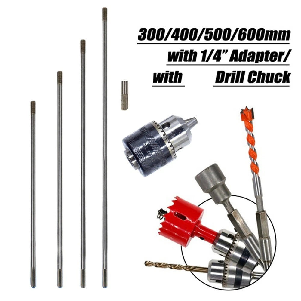 8mm Hex Shank Deep Hole Drilling Extension Holder for (300-600mm)