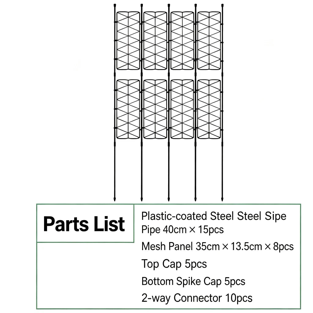Garden Climbing Support Trellis for Garden Use (Foldable, Lightweight)