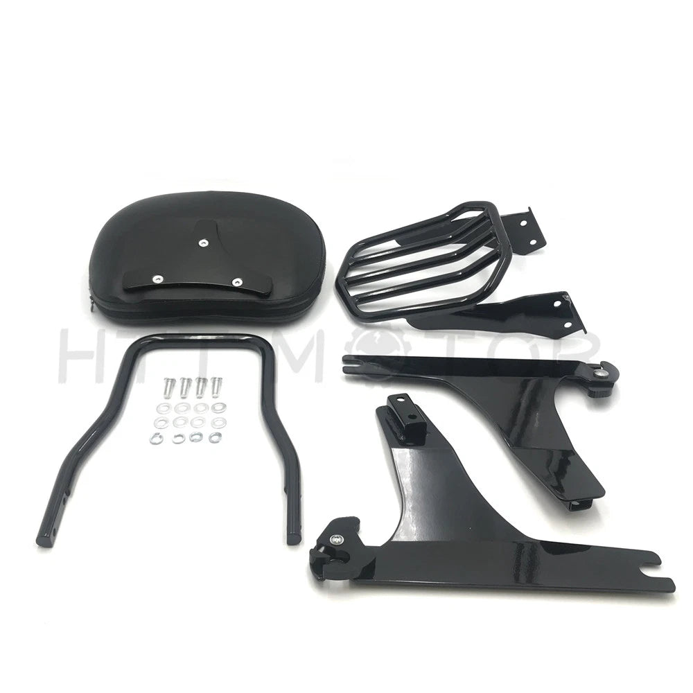 Detachable Passenger Backrest Sissy Bar Rack for Harley Dyna (2006–2017)