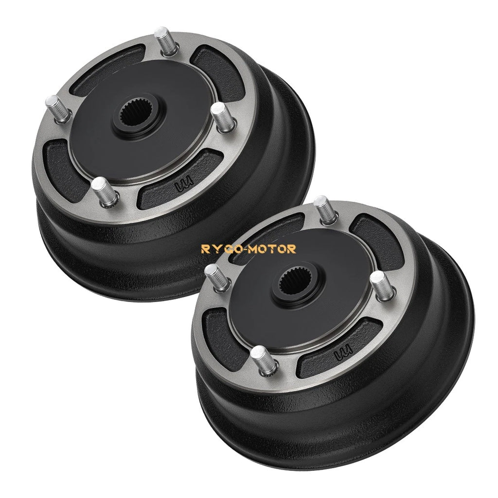 2X Rear Brake Drum Hub for Kawasaki Mule 3010 KAF620E KAF950B (2001–2008)