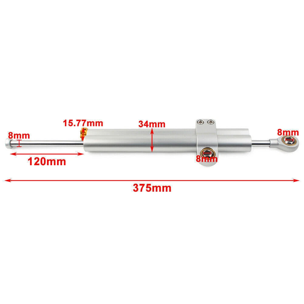 Steering Damper for Universal Vehicles (373mm)