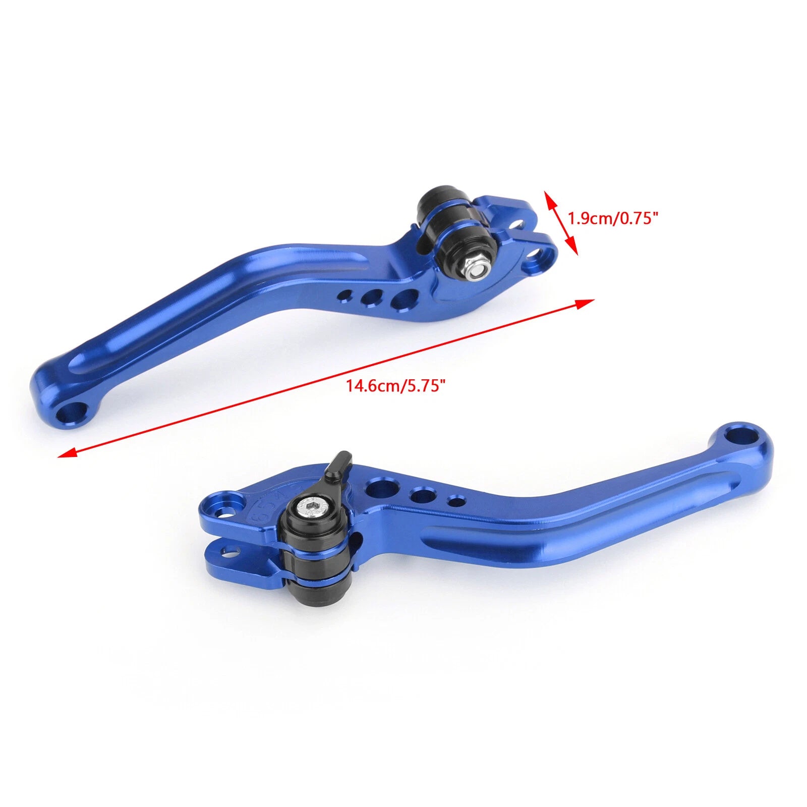 Short Clutch Brake Lever for street bike 790 (2018–2018) Blue