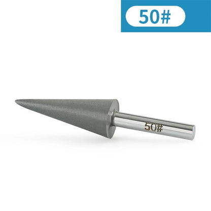 Resin Diamond Conical Burr 6mm Shank for Stone Sculpting (50150 Grit)