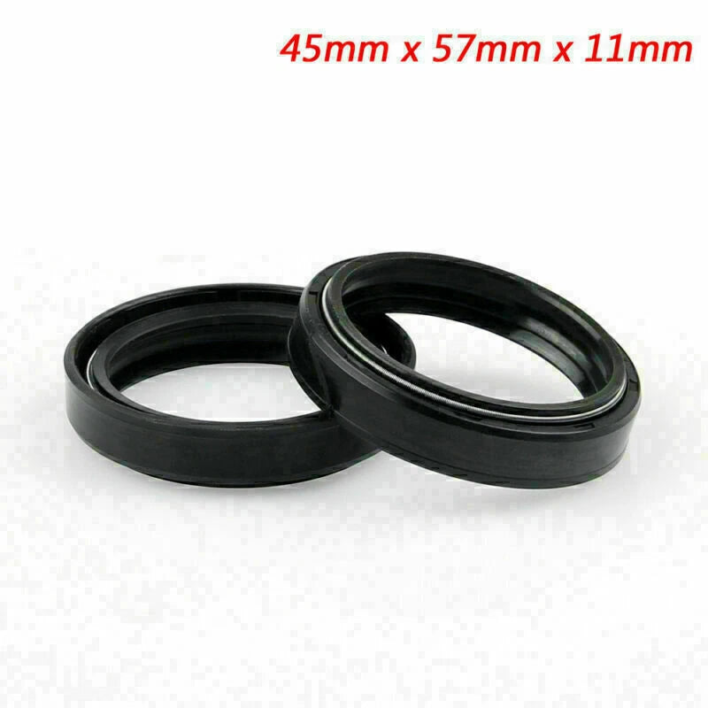 Front Fork Oil Seal 45mm x 57mm x 11mm for Honda CR250R 500R CBR900RR CB900F (T9)