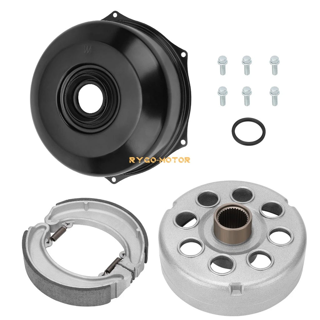 Rear Brake Drum Cover Hub Shoes for Honda Fourtrax 300 TRX300 (1988–2000)