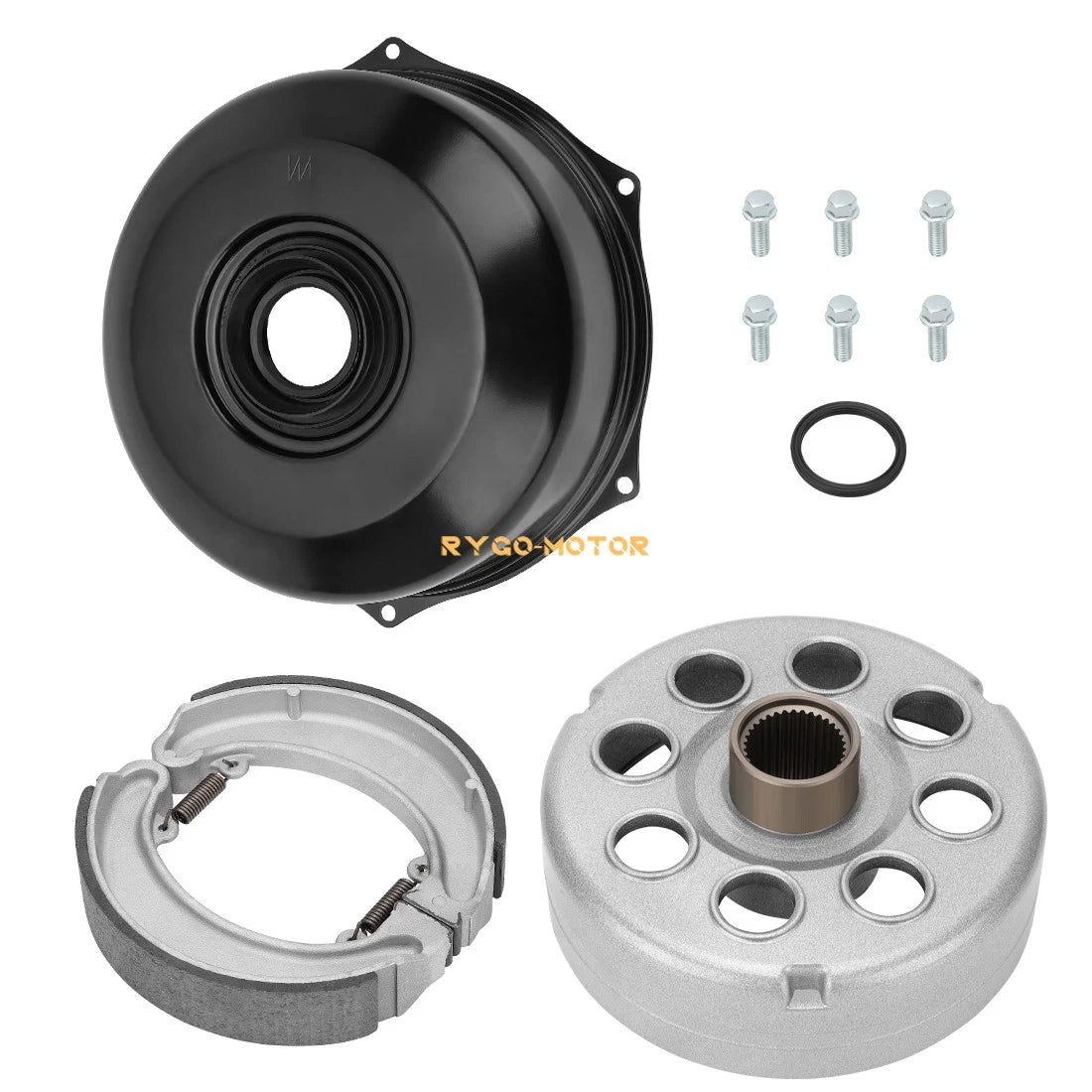 Rear Brake Drum Cover Hub Shoes for Honda Fourtrax 300 TRX300 (1988–2000)