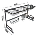 Over The Sink Dish Drying Rack for Kitchen (33")