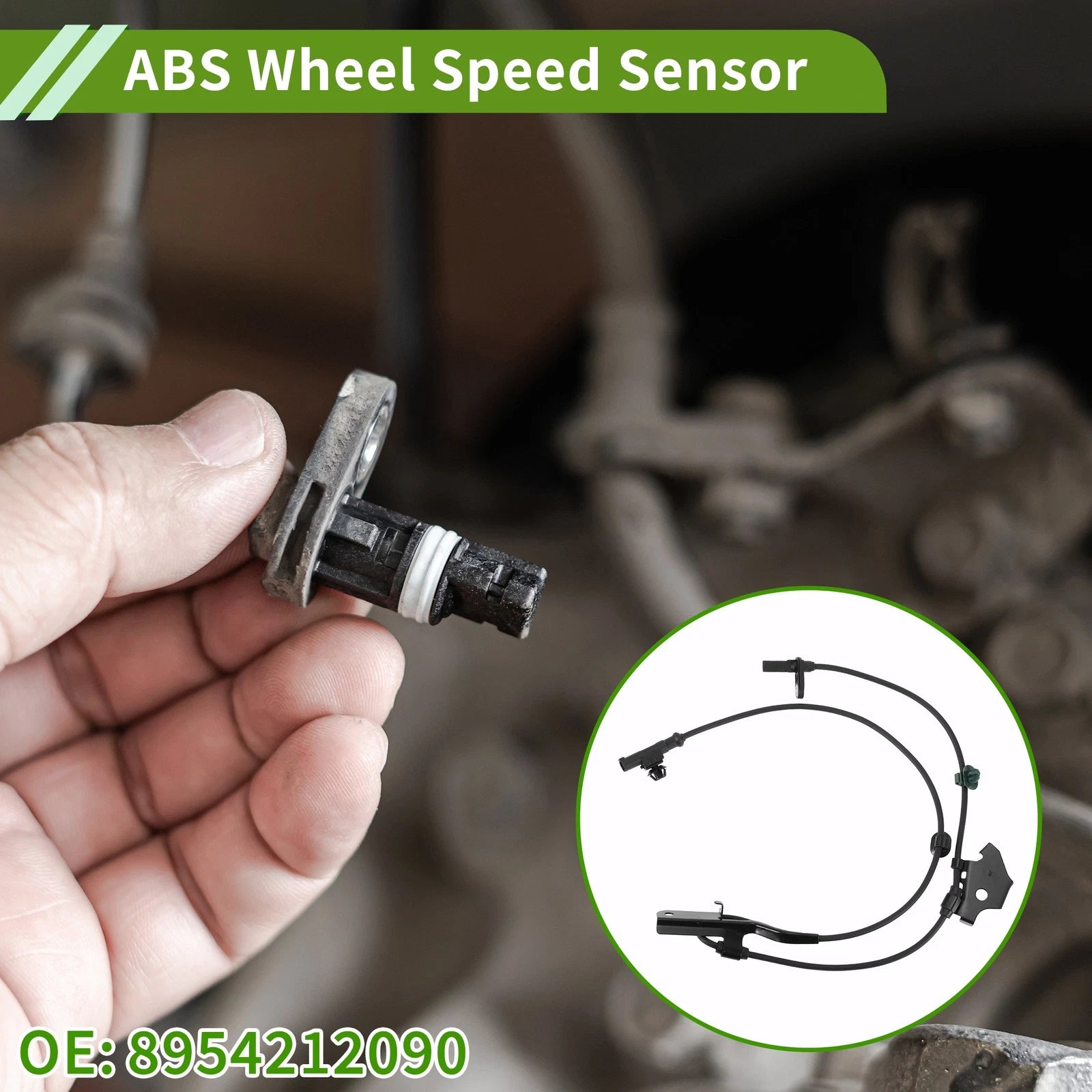 Wheel Speed Sensor ABS for Toyota Auris Front Right (1 pc) (2007–2012)