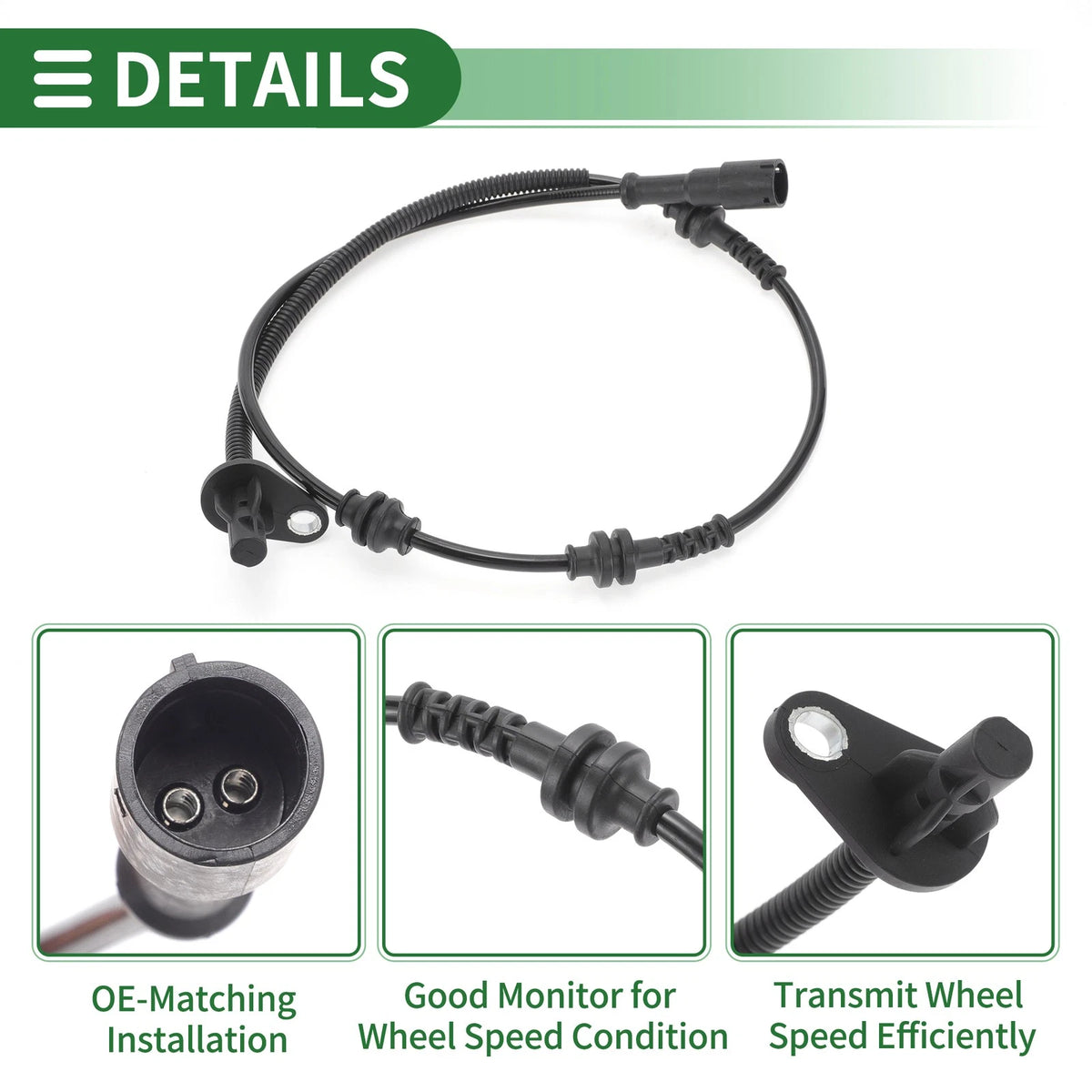 ABS Wheel Speed Sensor No. 90921276 for Buick Excelle (2004–2010) Front Left