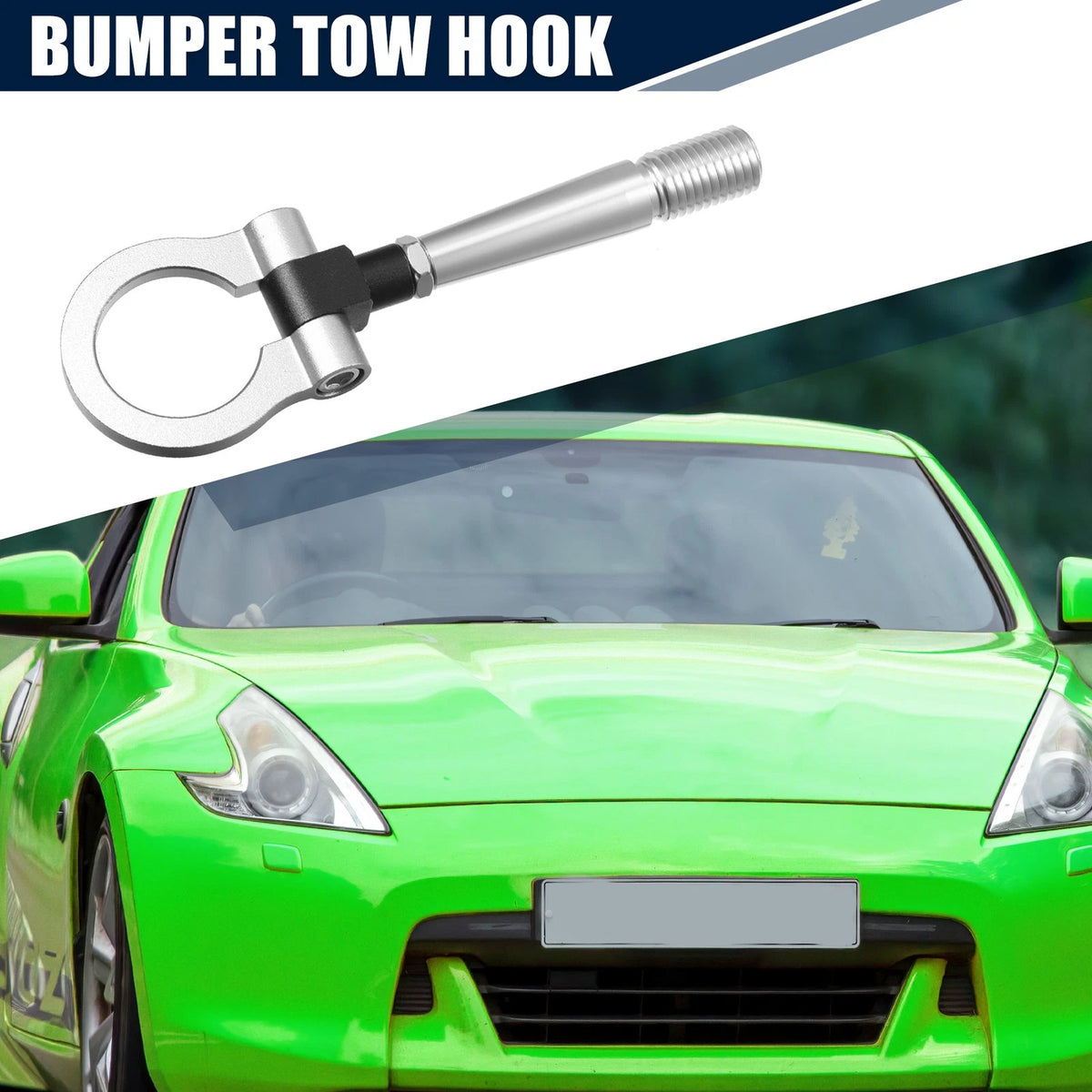 Front Rear Bumper Trailer Tow Hook Eye Screw for Nissan (2003–2024)