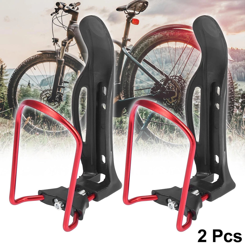 2pcs Motorcycle Drink Holder Cup Bottle Rack Adjustable for Universal Use (—)