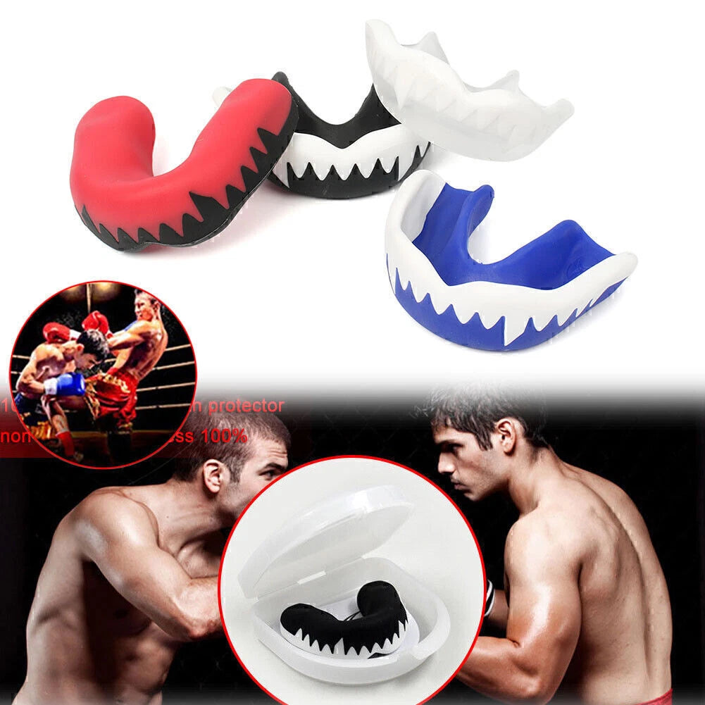 Mouthguard for Boxing MMA Muay Thai Taekwondo (Red)