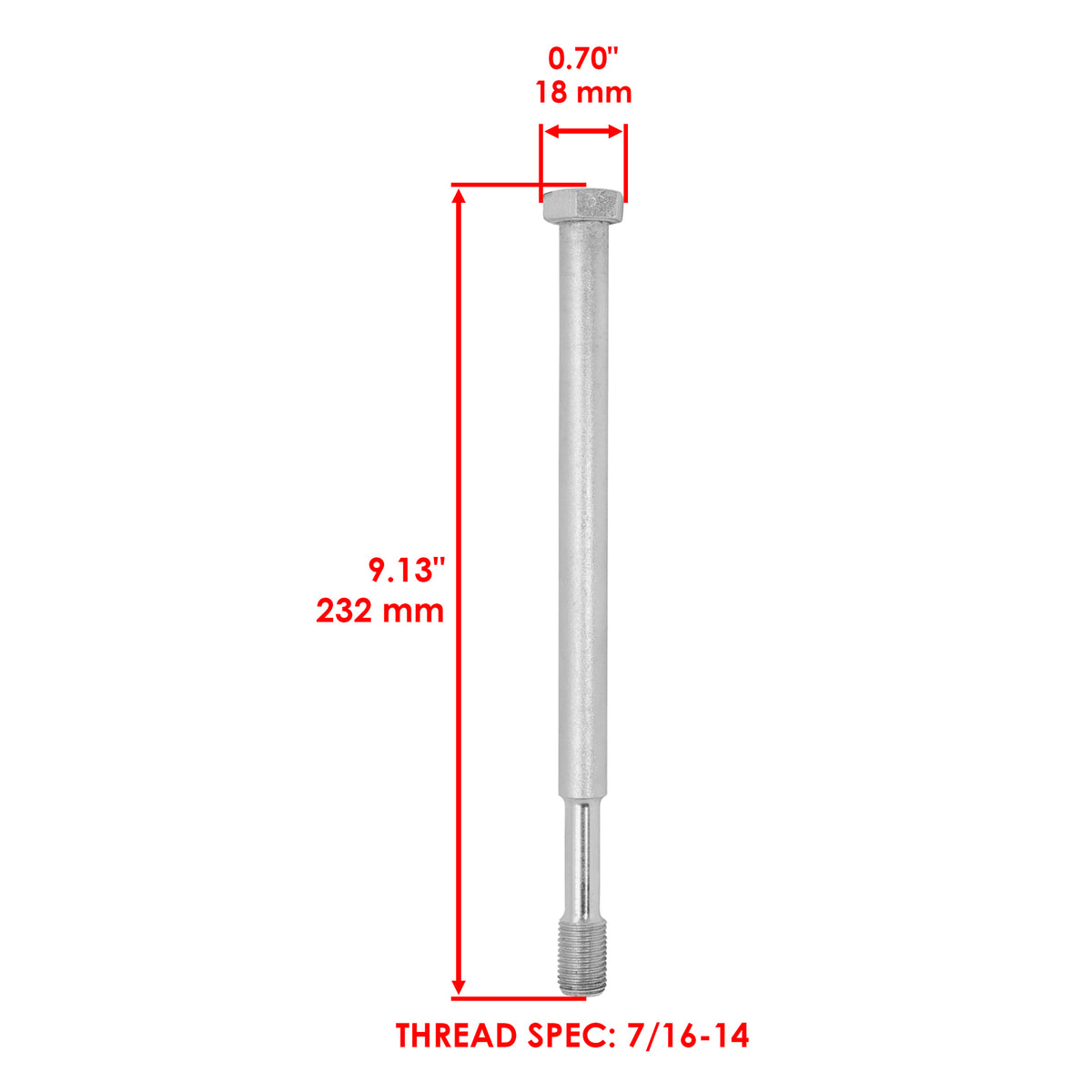Front A-Arm Bolts Replacement for Can-Am Commander Max 1000 (2011–2020)