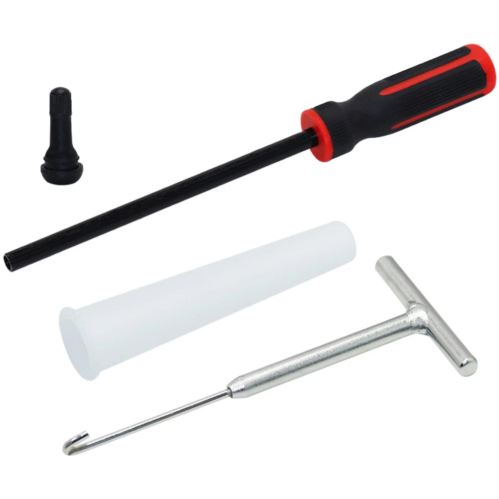 4PC Valve Stem Repair Tool Kit for Tubeless Tires