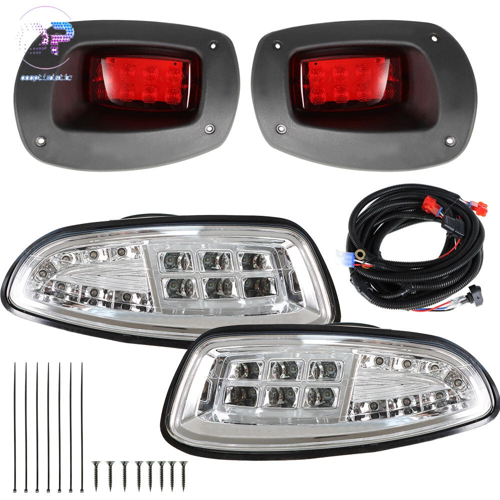 LED Headlight Tail Light Kit for EZGO RXV RXV1 (2008–2015)