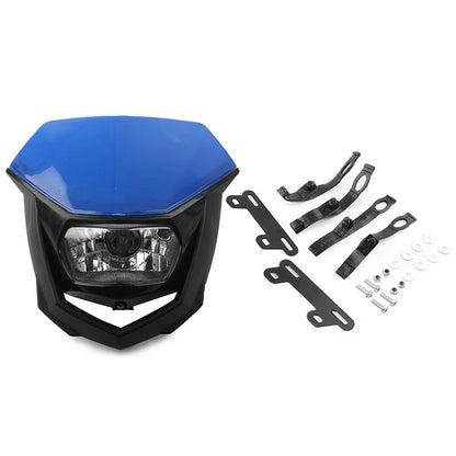 Universal Headlight Fairing for Supermoto Dirt Bike (Blue)