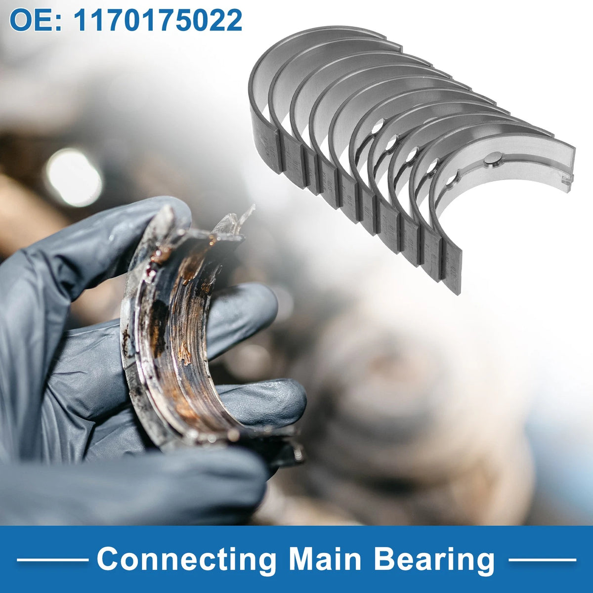 Main Bearing Set for Toyota Estima 2WD (1990–1995) Replacement Heavy Duty