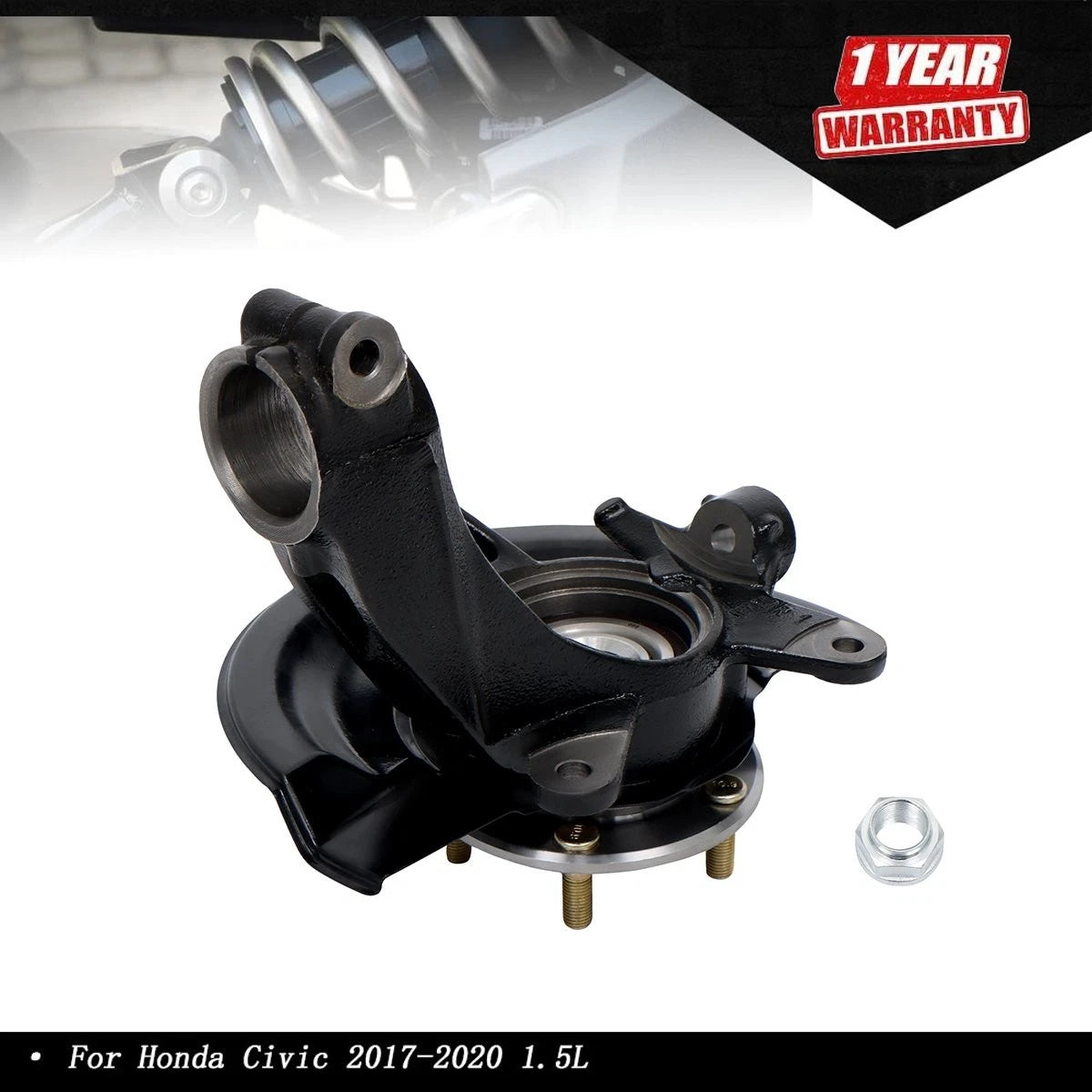 Front Right Steering Knuckle Assembly for Honda Civic (2017–2020)